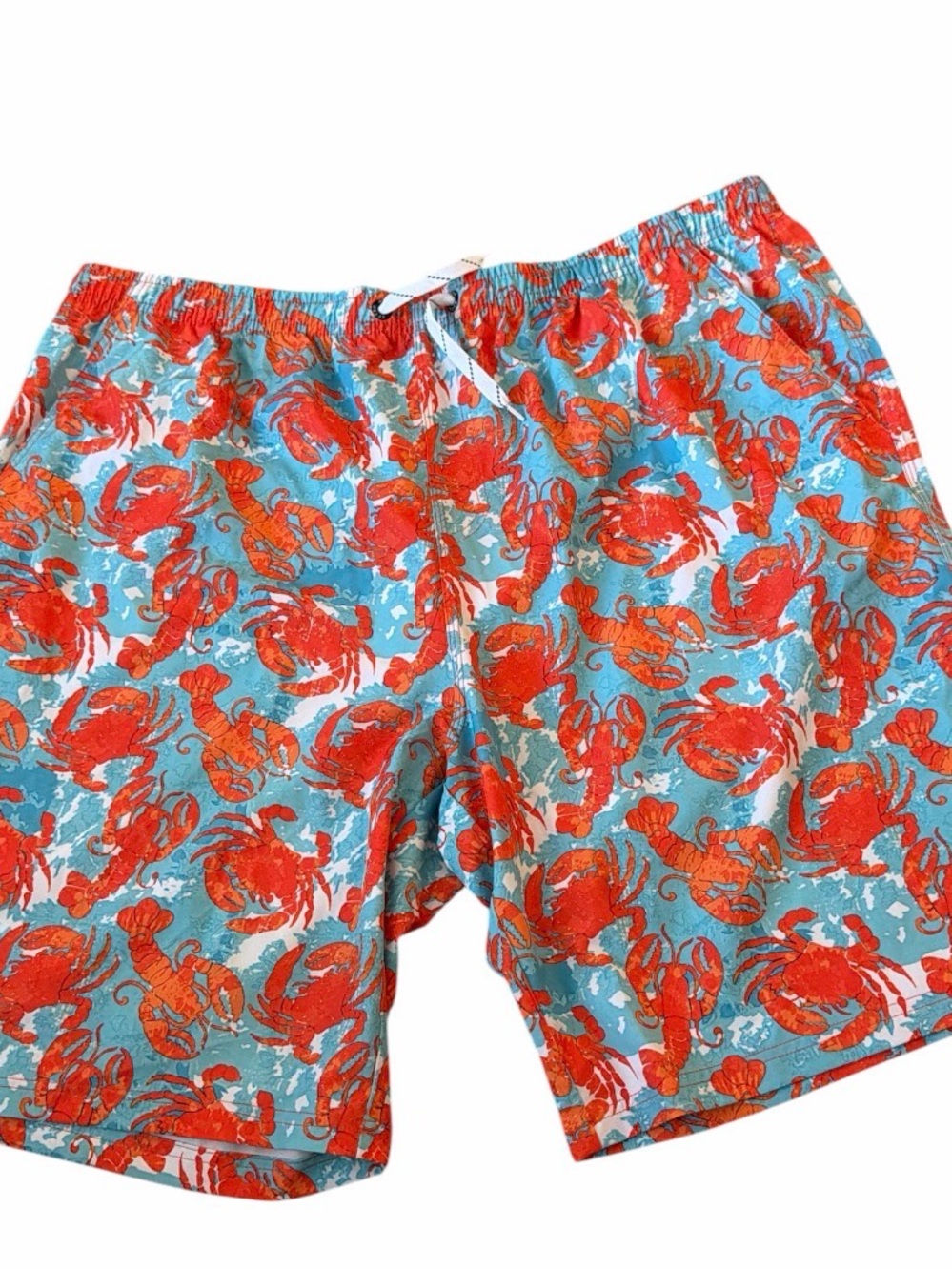 APTRO Men’s Tropical Lobster Hawaiian Print Swim Trunks 3 XL Shorts  3 Pockets